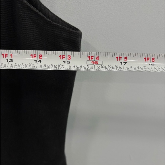 Vintage 90s Michael Angela Collections Black Midi Dress Criss Cross Back Size 6 - Picture 9 of 15